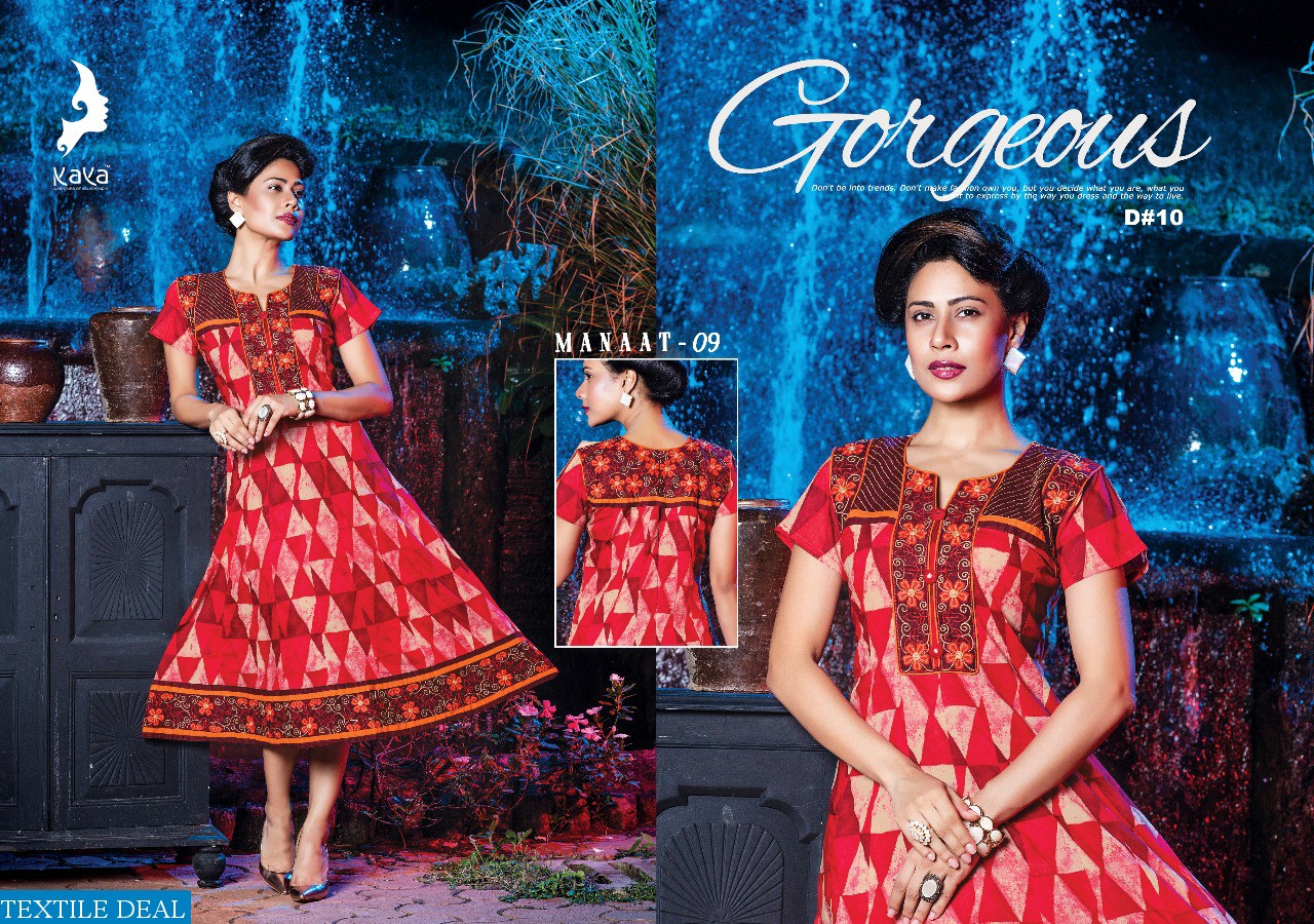 kaya mannat vol-9 Wholesale anarkali kurtis